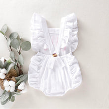 Load image into Gallery viewer, Flutter Sleeve ONE Romper 9-12 Months
